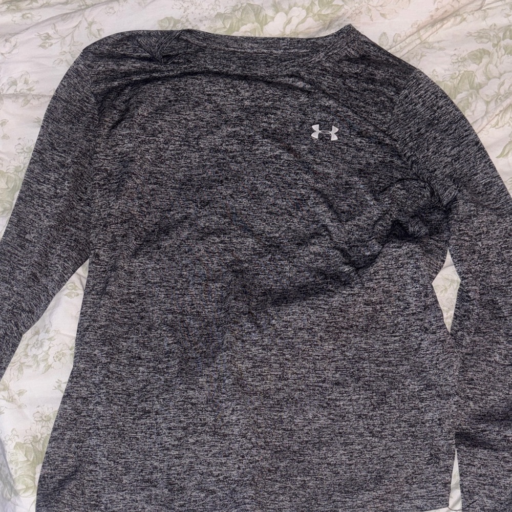 Under Armour Charcoal Heather Long Sleeve Top